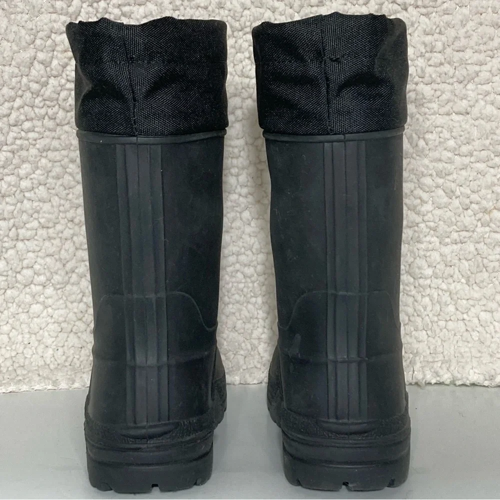 Wonder Nation Kids Black Ice Storm Waterproof Insulated Winter Snow Boots SZ 10
